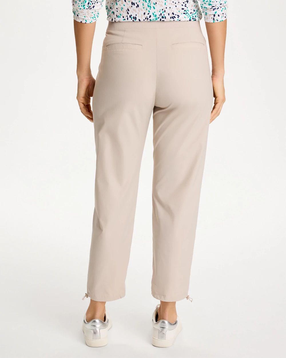 Zenergy® Striped UPF Bungee Crop Pants | Chico's